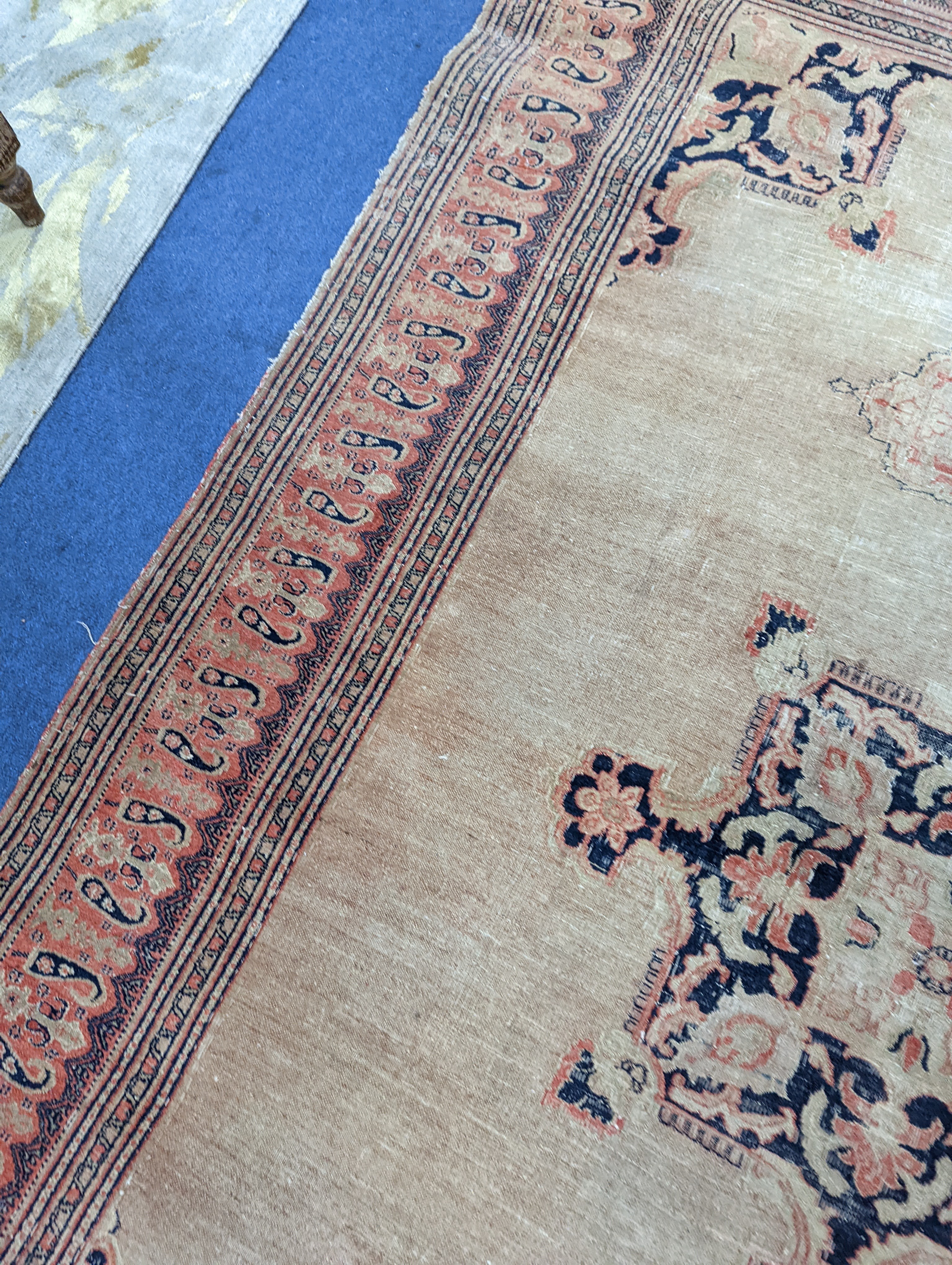 Three antique rugs, Caucasian and North West Persian, largest 230 x 154cm